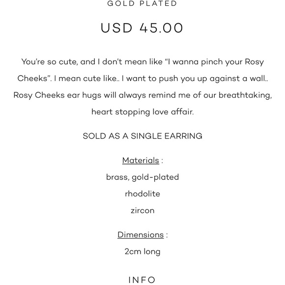 Gold plated ear cuff - Picture 3 of 4